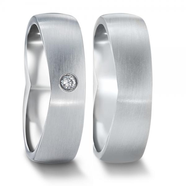 TeNo Trauringe Edelstahl 582116+582104