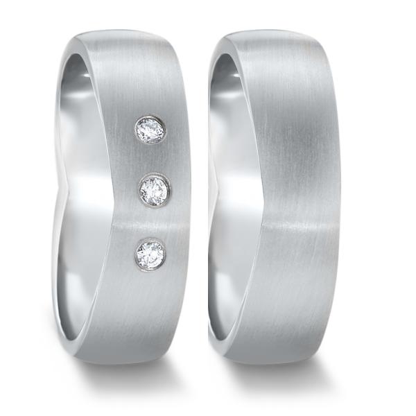 TeNo Trauringe Edelstahl 582116+582104