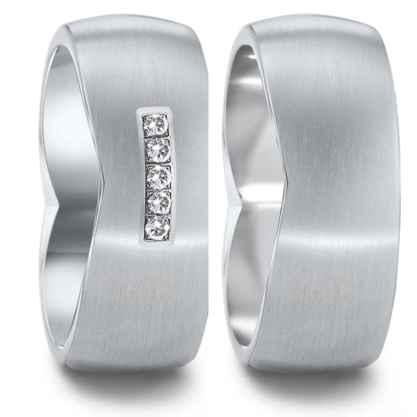 TeNo Trauringe Edelstahl 582108+583043