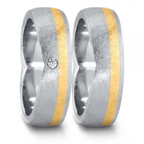 TeNo Trauringe Edelstahl 583073+583081