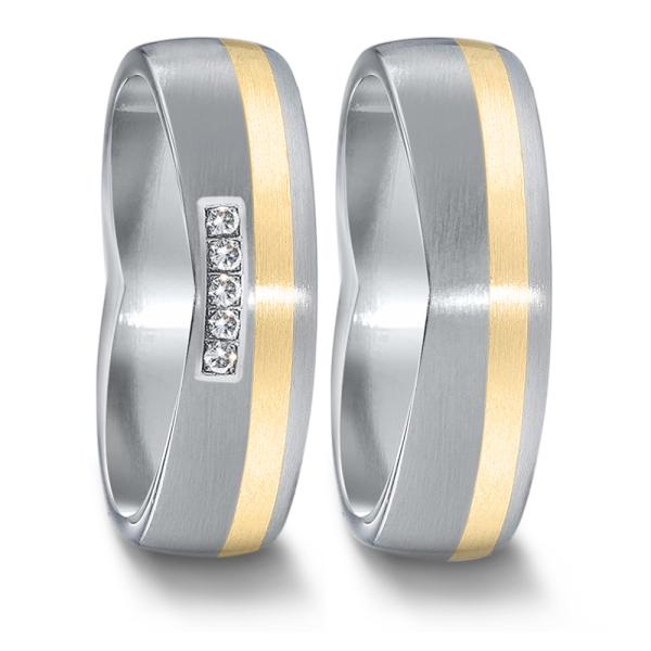 TeNo Trauringe Edelstahl 583071+583087