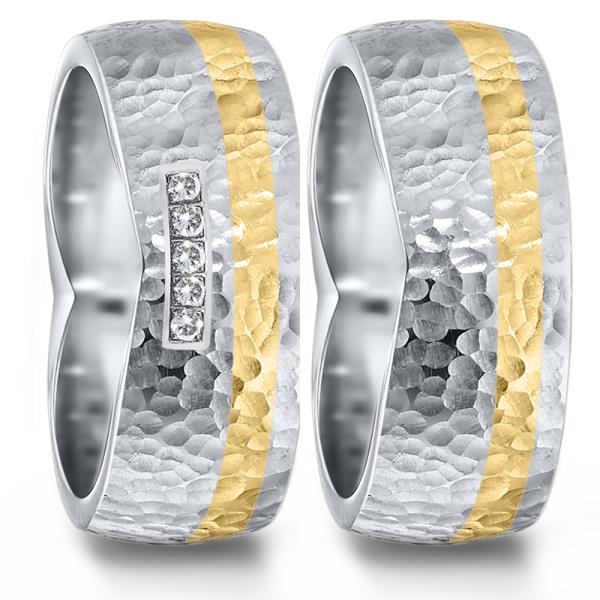 TeNo Trauringe Edelstahl 583076+583092