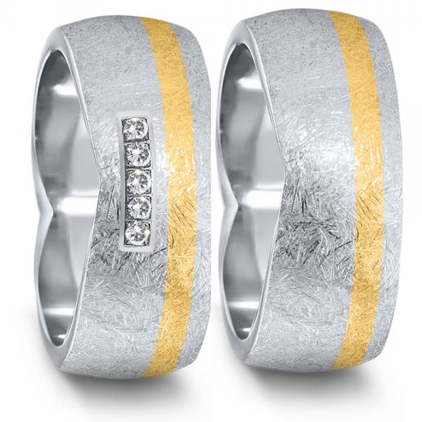 TeNo Trauringe Edelstahl 583077+583093