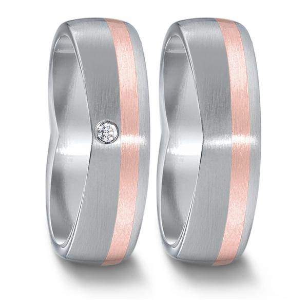 TeNo Trauringe Edelstahl 583095+583103