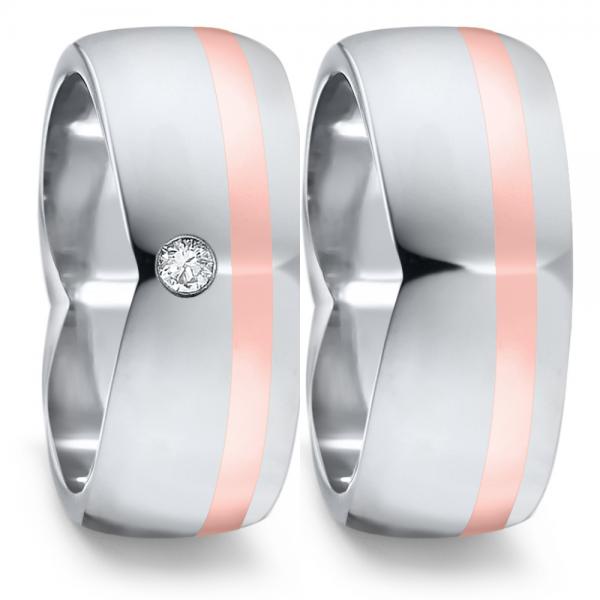 TeNo Trauringe Edelstahl 583098+ 583106