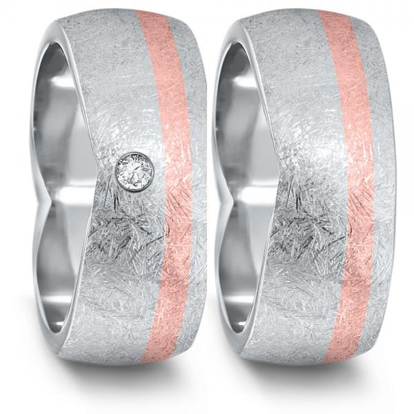 TeNo Trauringe Edelstahl 583101+583109