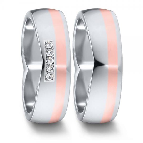 TeNo Trauringe Edelstahl 583094+583110