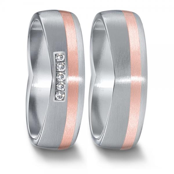 TeNo Trauringe Edelstahl 583095+583111