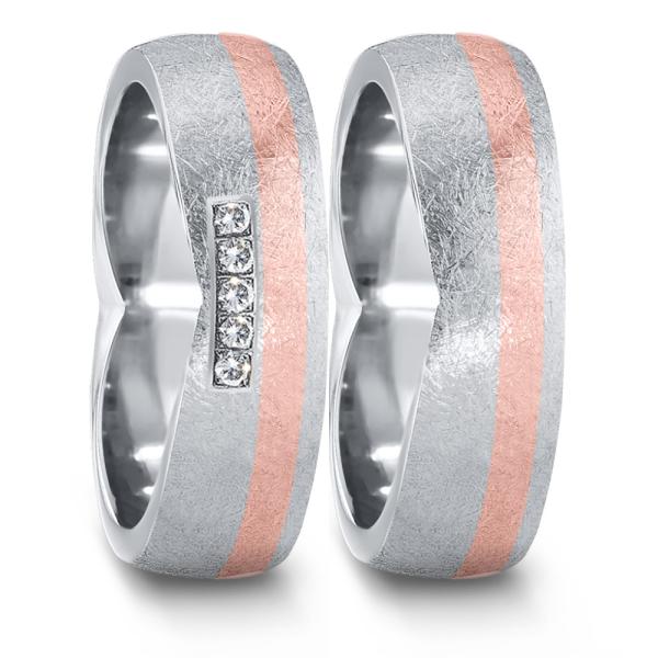 TeNo Trauringe Edelstahl 583097+583113