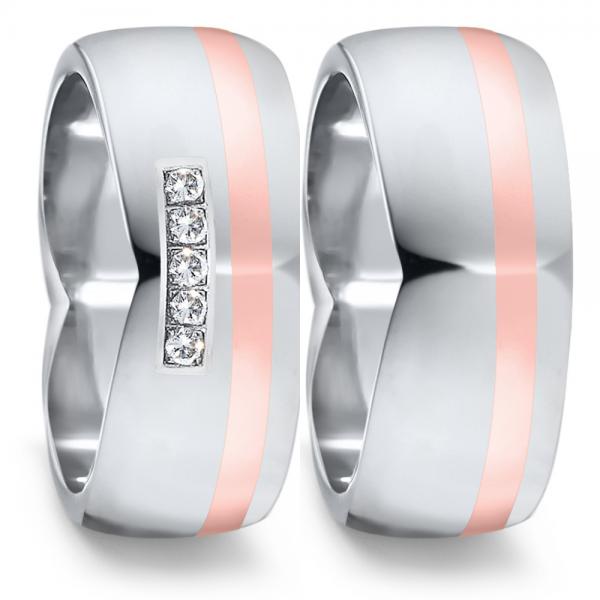 TeNo Trauringe Edelstahl 583098+583114