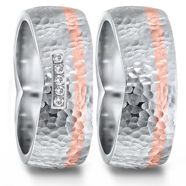 TeNo Trauringe Edelstahl 583116+583100