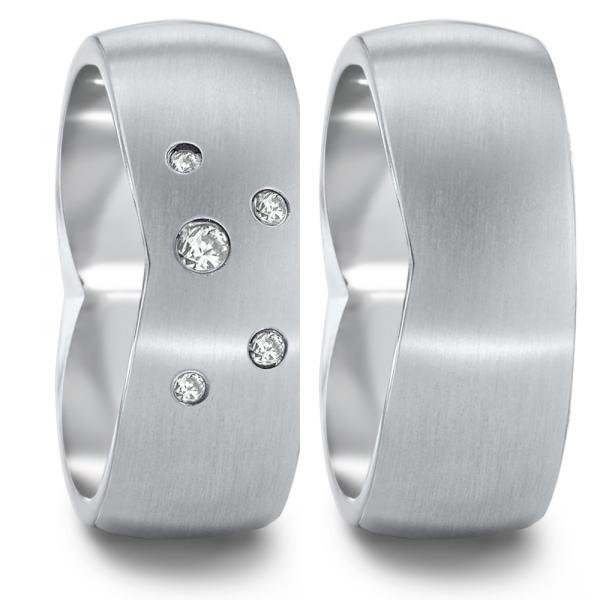 TeNo Trauringe Edelstahl 582108+583119