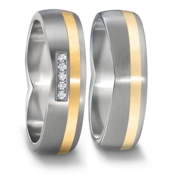 TeNo Trauringe Titan 583195+583211