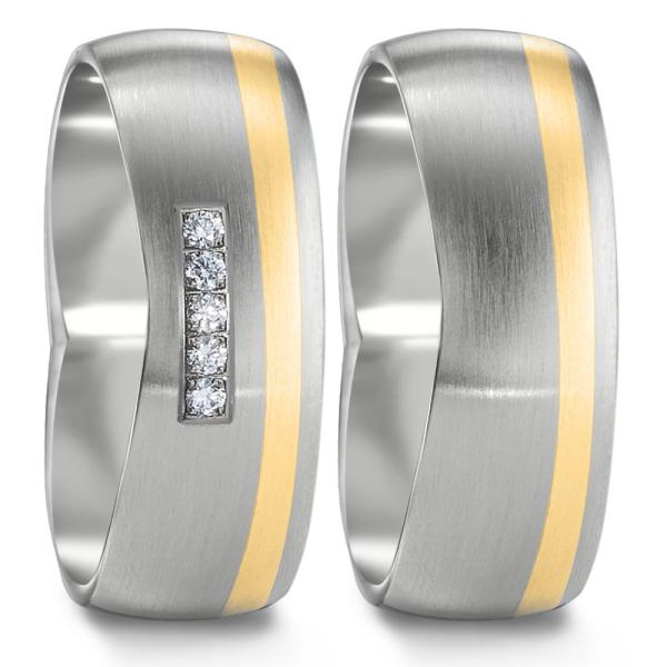 TeNo Trauringe Titan 583215+583199