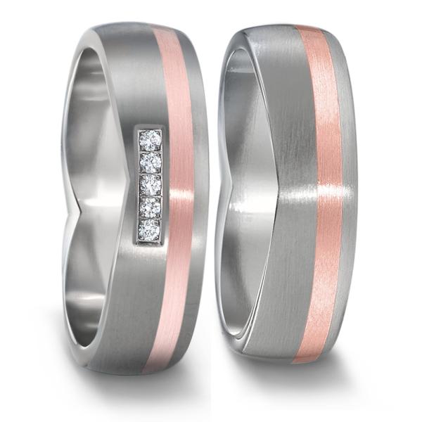 TeNo Trauringe Titan 583219+583235