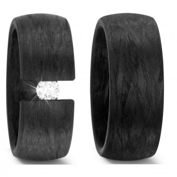 Titan Factory Trauringe Carbon 59283/002/015/N000-59289/002/000/N000