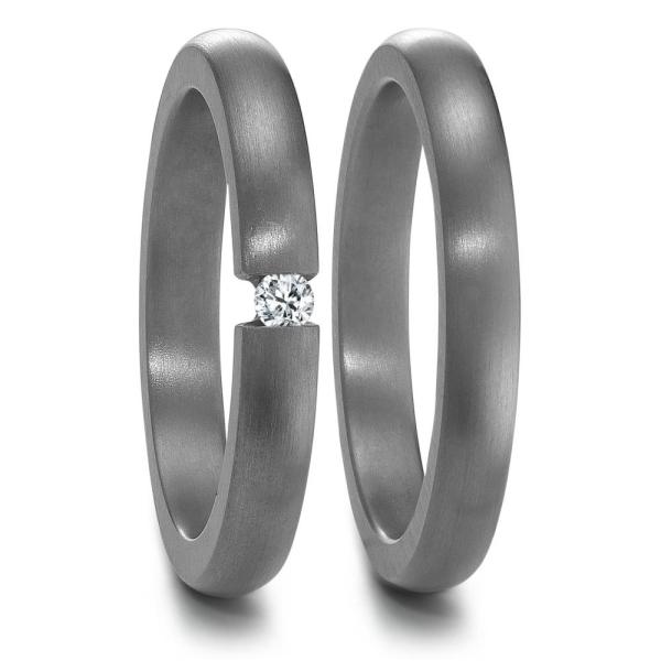 TeNo Trauringe Tantal 59683/003/005/X000 + 59683/003/000/X000