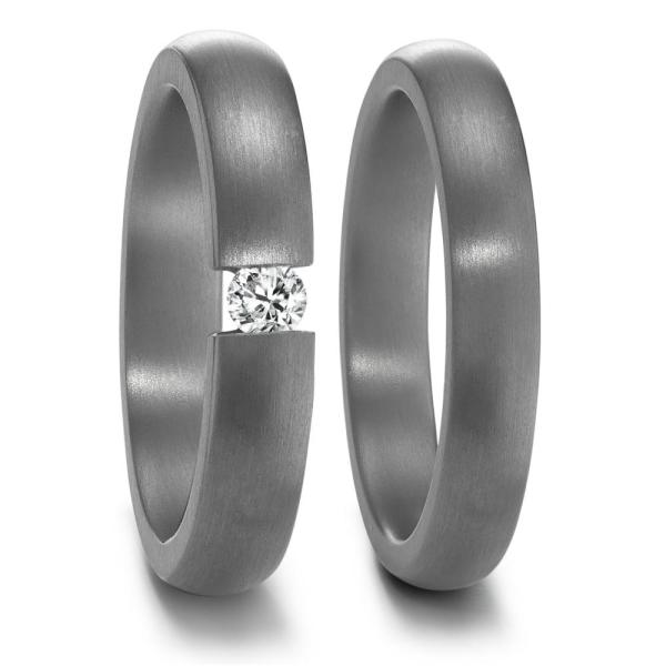 TeNo Trauringe Tantal 59684/003/010/X000 + 59684/003/000/X000