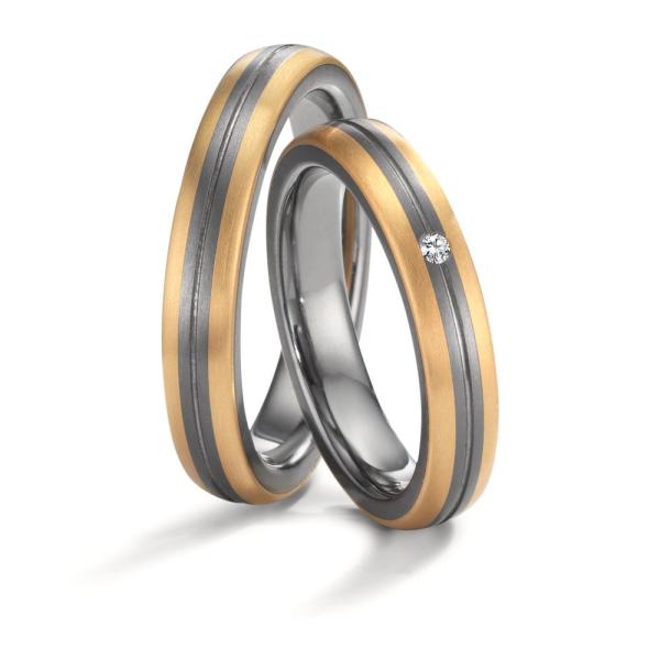 TeNo Trauringe Tantal 603085 + 603084