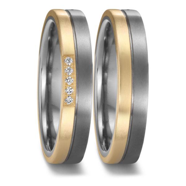 TeNo Trauringe Tantal  603083 +  603082