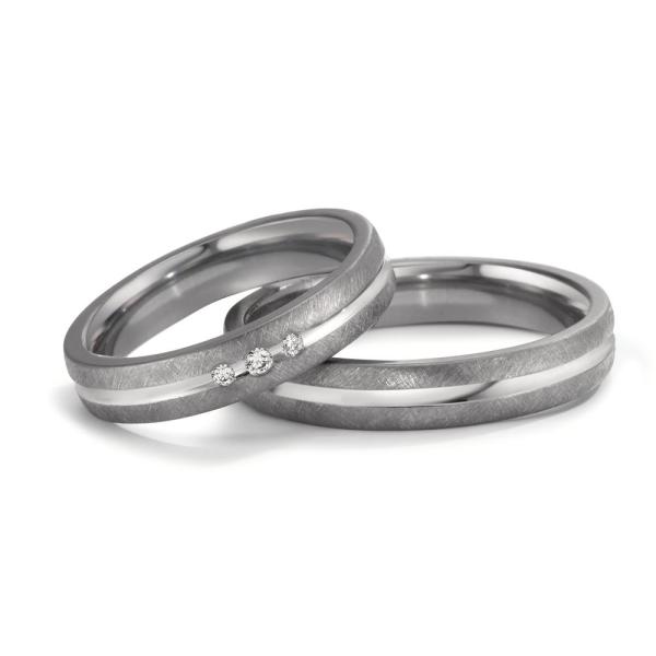 TeNo Trauringe Tantal 603089 + 603088