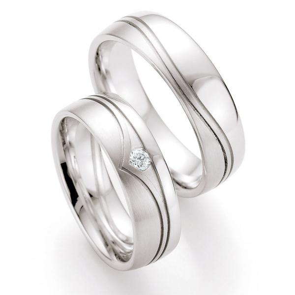 Nowotny-Collection Ruesch Trauringe Weissgold 66/05200-060 +66/05200-060