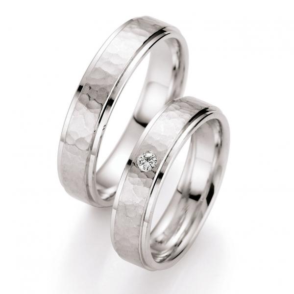 Nowotny-Collection Ruesch Trauringe Weissgold 66/05220-050 + 66/05220-050