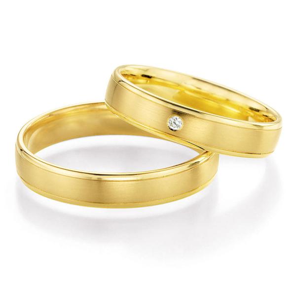 Nowotny-Collection Ruesch Trauringe Gelbgold 66/05260-040 + 66/05260-040