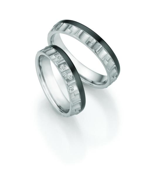 Nowotny-Collection Ruesch Trauringe Zirkonium 79 / 10070 * 79 / 10080