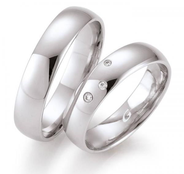 Gettmann Trauringe Klassisch 8351,5 + 8351,5B