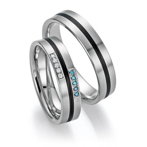 Bayer Trauringe Carbon 60 88434 /050 + 61 88434 /050