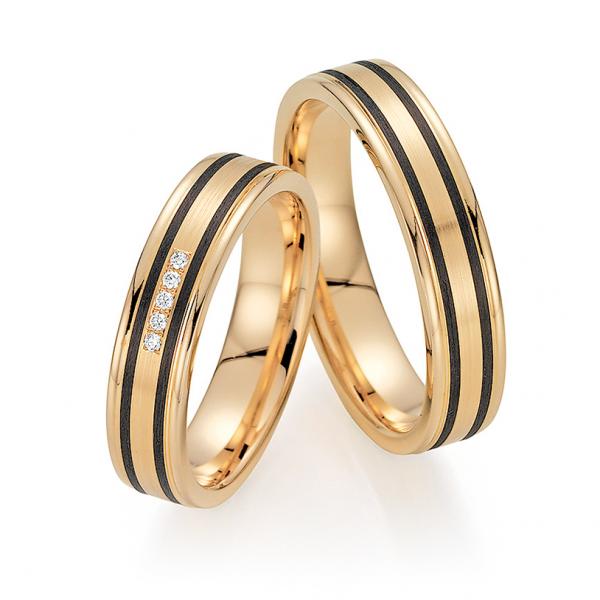 Bayer Trauringe Carbon 60 88463 /050 + 61 88463 /050