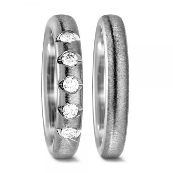 Titan Factory Trauringe 52436/008/025/2000 + 52431/008/000/2000