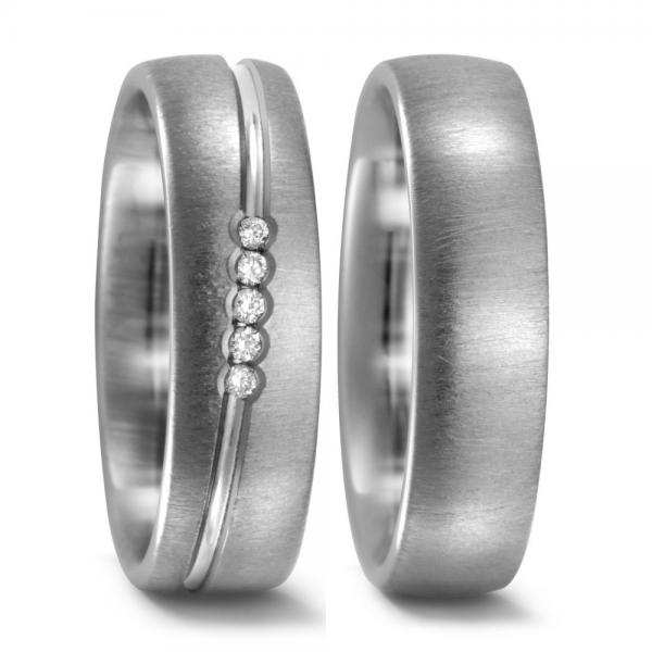 Titan Factory Trauringe 51943/008/005/2000 + 51813/008/000/2000