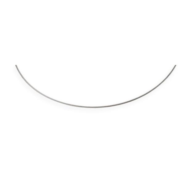 Halskette Drahtseil Edelstahl  Ernstes Design DS0.63
