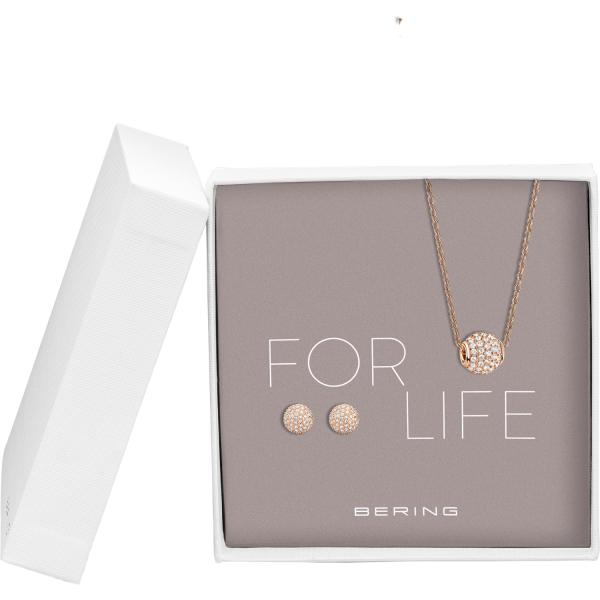 Bering  Anhänger-Ohrringe Set 45cm 414LittleSparkle-719-Rosegold