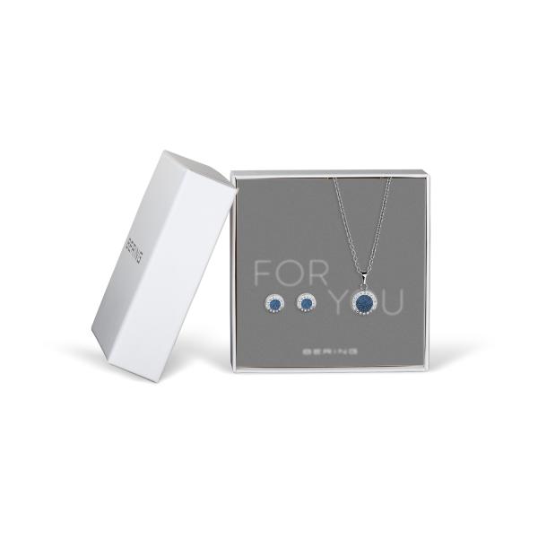 Bering  Anhänger-Ohrringe Set 45cm 427-707-Blue