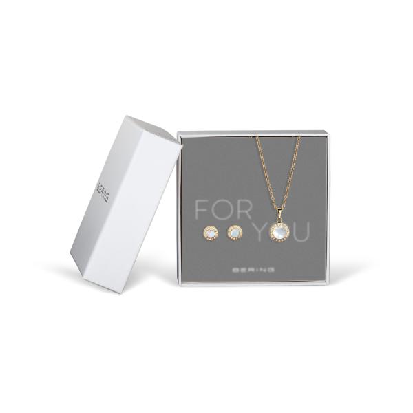 Bering  Anhänger-Ohrringe Set 45cm 427-707-Gold