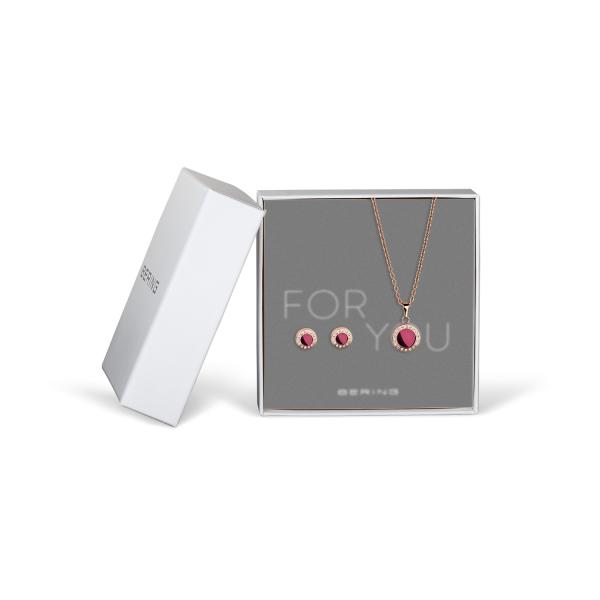 Bering  Anhänger-Ohrringe Set 45cm 427-707-Purple