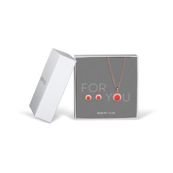 Bering  Anhänger-Ohrringe Set 45cm 427-707-Red