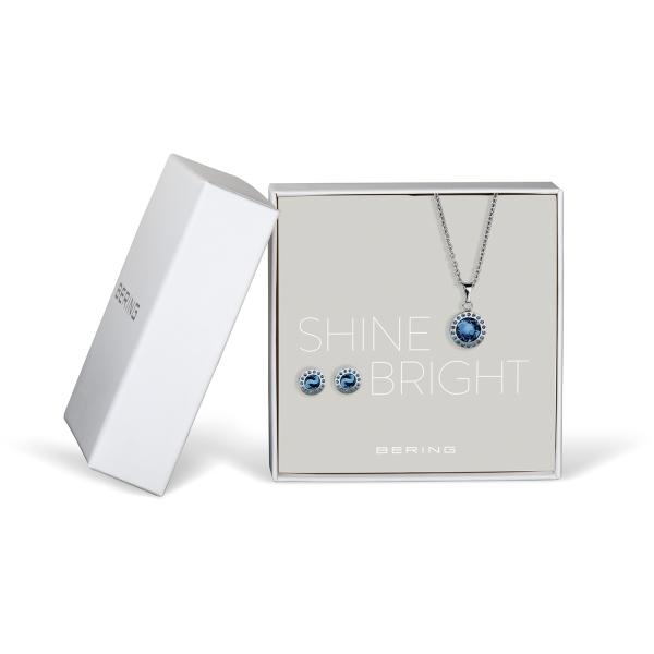 Bering  Anhänger-Ohrringe Set 45cm 429-711-Blue