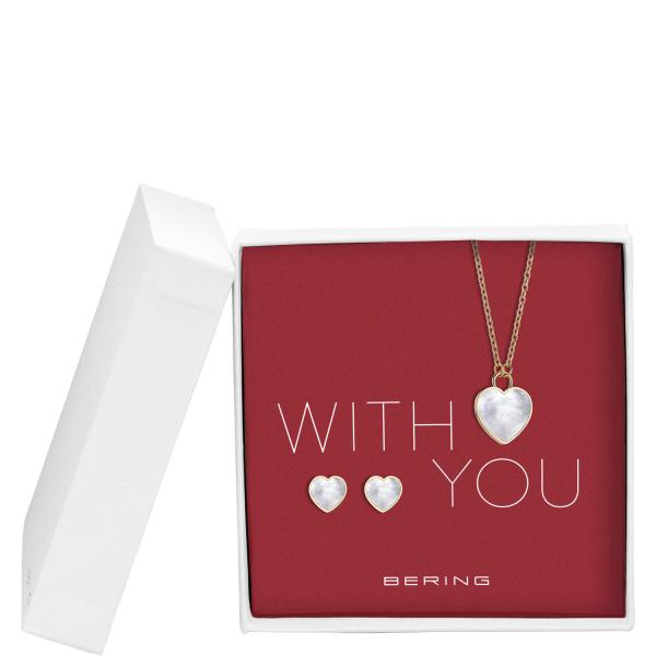 Bering  Anhänger-Ohrringe Set 45cm 431-715-Gold