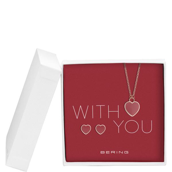 Bering  Anhänger-Ohrringe Set 45cm 431-715-Rosegold