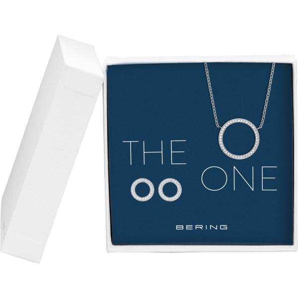 Bering  Anhänger-Ohrringe Set 45cm 434-718-Silver