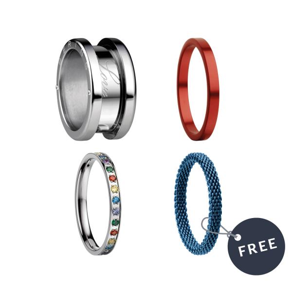 Bering  Detachable Ring Symphony-Set-ColoursOfBERING