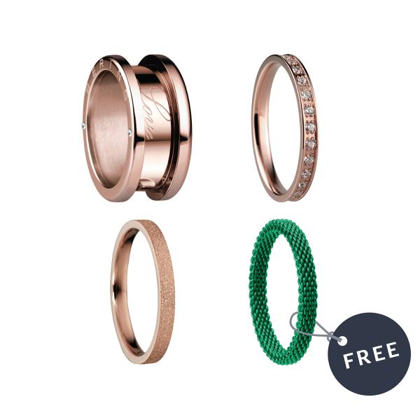 Bering  Detachable Ring Symphony-Set-GreenLights