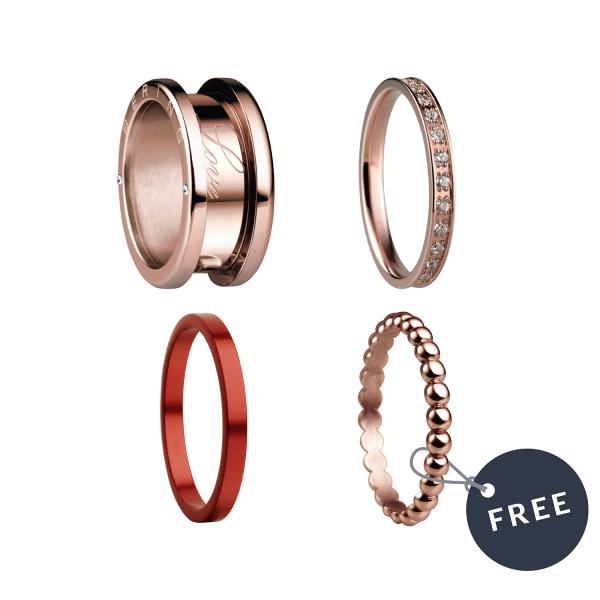Bering  Detachable Ring Symphony-Set-RedSailing