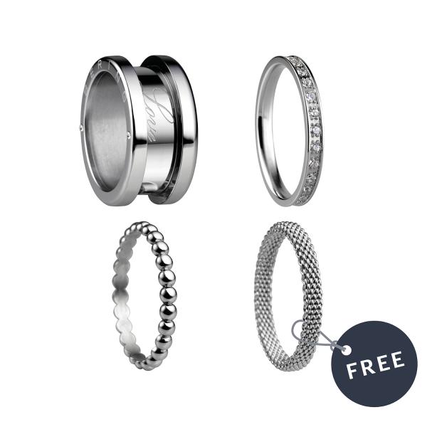 Bering  Detachable Ring Symphony-Set-SilverLights