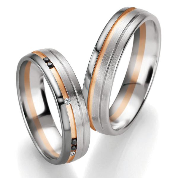 Breuning Trauringe Tricolour DR 064050 / HR 064060