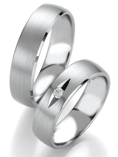 Breuning Trauringe Platin DR 090540 / HR 090550